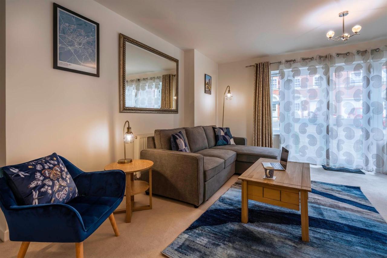 The Augustine - Modern Two Bed Ground Floor Apartment With Parking Canterbury Kültér fotó